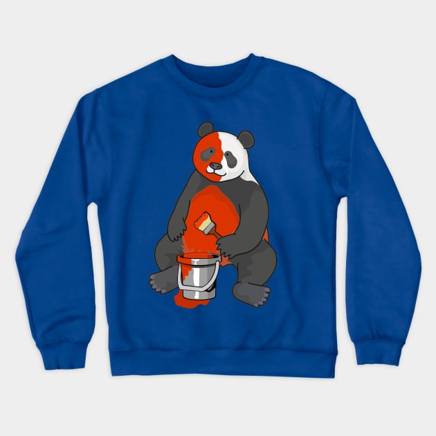 Red Panda Crewneck Sweatshirt by CosmicCritters